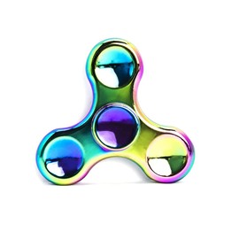 TB® Rainbow Anti-Anxiety Fidget Spinner [Metal Fidget Spinner] Figit Hand Toy for Relieving Boredom, Anxiety for Boys & Girls