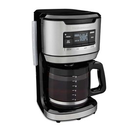 Hamilton Beach Programmable FrontFill Coffee Maker, Extra-Large 14 Cup Capacity, Black/Stainless (46390)