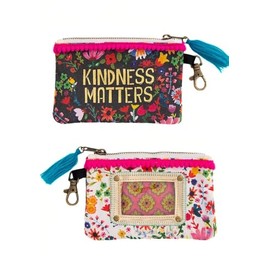 Natural Life Kindness Matters Zippered ID Pouch