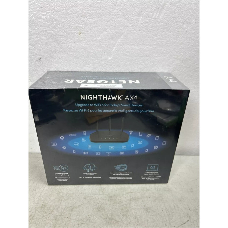 NETGEAR New Netgear RAX36S-100PAS Nighthawk AX3000 AX4 Dual-Band WiFi 6