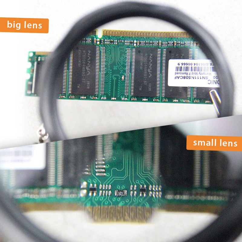 Tabletop 3.5x 12X Helping Hand Alligator Clip LED Magnifying Lamp