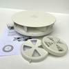 Low profile rotary vent for vans buses wind driven rotating