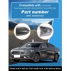 CZShiYue Car Front Left Exterior Door Handle Lock Cover fits