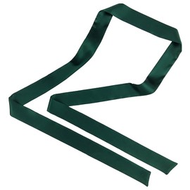 LSHARON Silk Women's 100% Mulberry Silk Scarf Thin Skinny Scarf Boyfriend Tie Necktie Choker 200cm * 4cm (Dark Green)