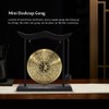 Mini Desktop Gong Table Wind Chime Percussion Instruments with Mallet