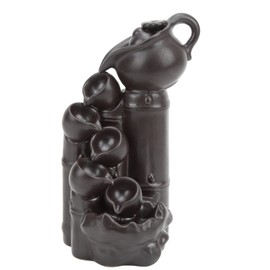 Waterfall Incense Burner Teapot Design Serene Ambience Relieve Anxiety Aid Sleeping Widely Used Backflow Incense Burner