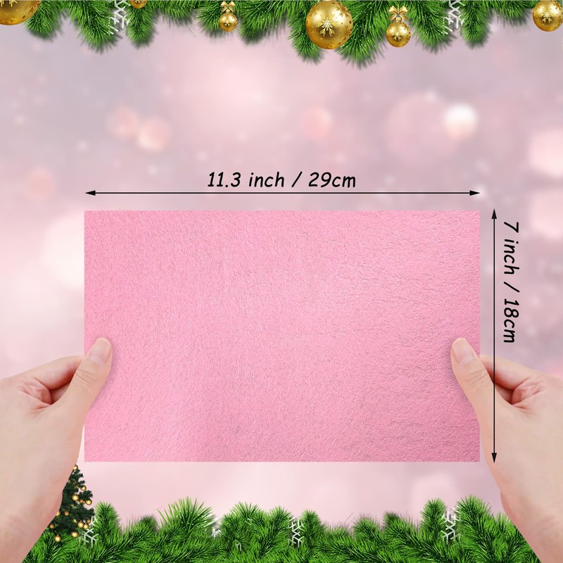 Stiff Felt Sheets, 11 Pcs Felt Fabric, 17.78×28.7cm Colour Felt