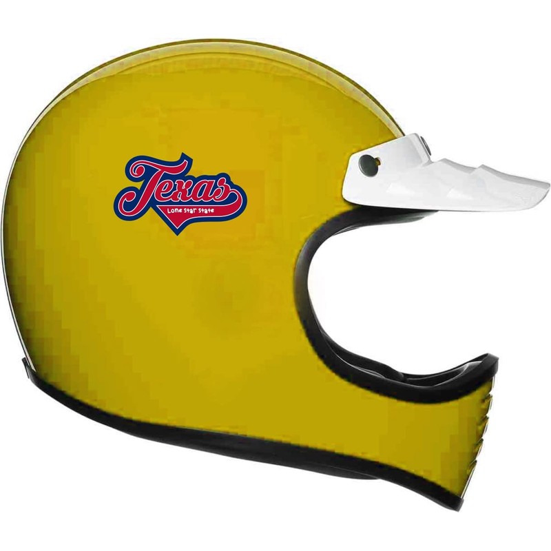 Daged Texas USA Sticker Map Sticker Sheet – Travel Sticker