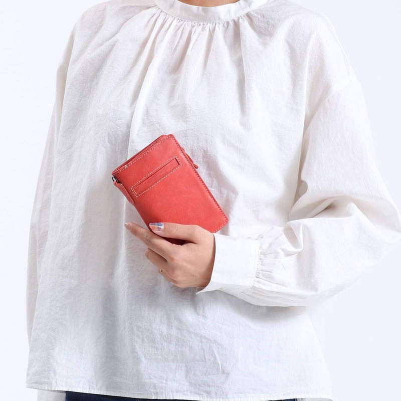 Corvo CO-8LO-9933 Men's Bi-Fold Wallet, L-Shaped Zipper, Genuine Leather, dark