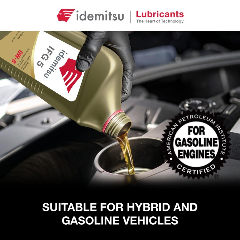 Idemitsu IFG 5 0W-8 Fully Synthetic Engine Oil (1 Quart,