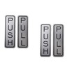 Be The Bestest Brushed 304 Grade Stainless Steel Premium Push/Pull