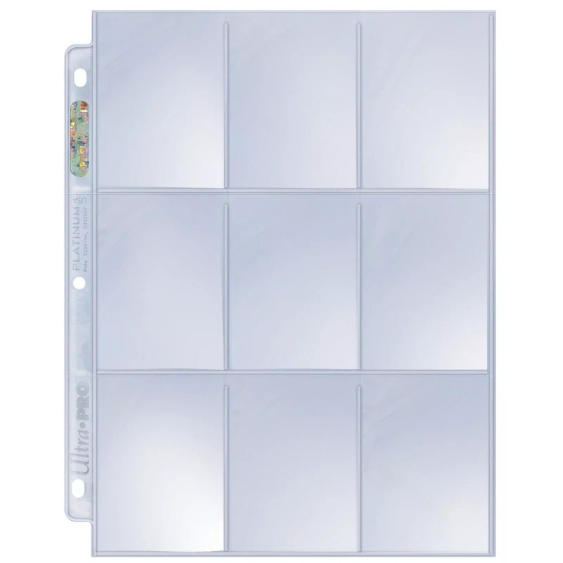Ultra Pro: 9-Pocket Platinum Binder Pages - 100 count 81320