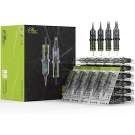 Filter Agujas De Tatuaje Surtidas - 80 Unidades N.° 12 (3Rl, 5Rl, 7Rl, 7Rs, 9Rs, 9M1, 7Rm, 9Rm). Cartuchos De Agujas De Tatuaje Estándar Para Máquina De Tatuaje Tipo Pluma - Venom.