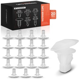 A-Premium 20PCS Nylon Weatherstrip Retainers Push-Type With Double Head Compatible with Ford F-150 1999-2003, Mustang 1994-2000, Crown Victoria 1992-2006 & Mercury Grand Marquis - For 5mm Hole