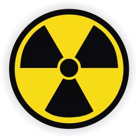 Unbranded/Generic 3pcs Radiation Symbol Hard Hat Stickers Helmet Decals Radioactive Biohazard