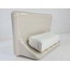 Beige Bone Almond Ceramic Soap Dish Shower Tray Tile in