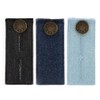 HappyHome Waist Adjuster Jeans Denim Button Set of 3 Pants