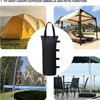 Gewichte für Pavillon,Pavillon Sandsäcke, Wiederverwendbar, Befüllbar, Wird für Faltpavillons, Pavillons,