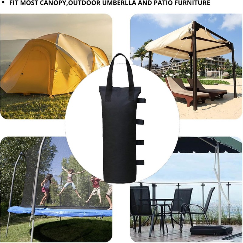 Gewichte für Pavillon,Pavillon Sandsäcke, Wiederverwendbar, Befüllbar, Wird für Faltpavillons, Pavillons,