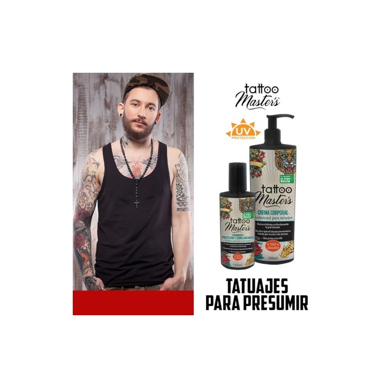 crema corporal para tatuajes 300 ml