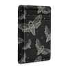 Sletend Slim Minimalist Wallet Gothic Skull Butterfly Moth RFID Blocking