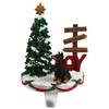 Doberman Pinscher Stocking Holder Hanger Black
