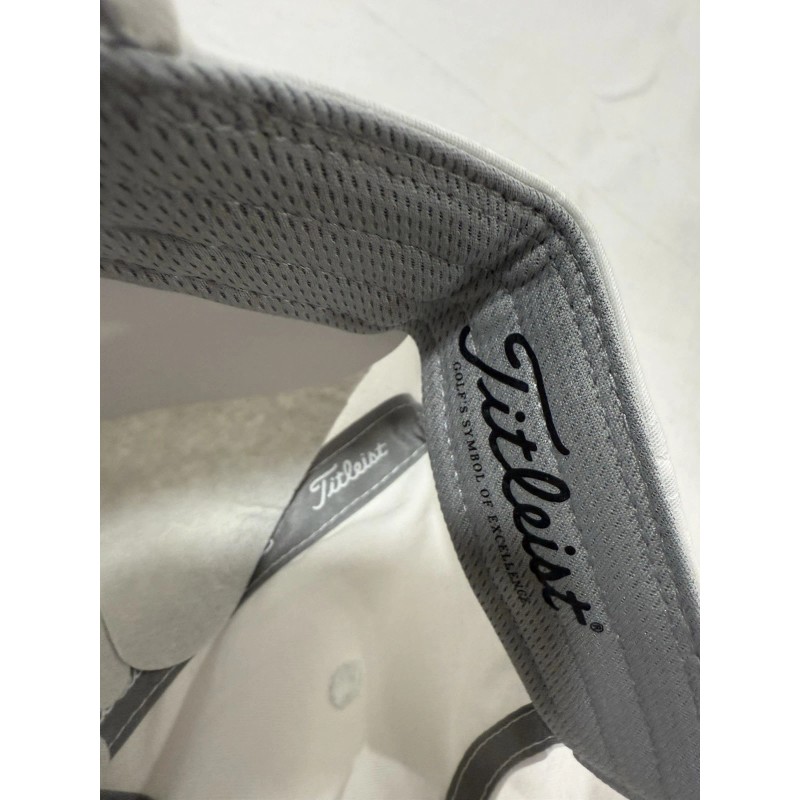 Titleist Logo Bear SCJG Logo White Strap Back Unisex Hat/Cap