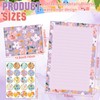 TaoBary 160 Pcs Stationery Paper Set 50 Double Sided Stationery