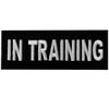 in Training Service Animal Vests/Harnesses Emblem Embroidered Fastener Hook &