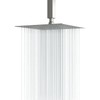 Lordear Rain Shower Head 10 Inch Square Waterfall Shower Head