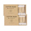 600 Bamboo Cotton Buds Biodegradable Ear Buds Cotton For Cleaning