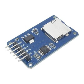 DIGISHUO 5pcs Micro SD TF Card Adater Reader Module 6Pin SPI Interface Driver Module with Chip Level Conversion for Arduino UNO R3 MEGA 2560 Due