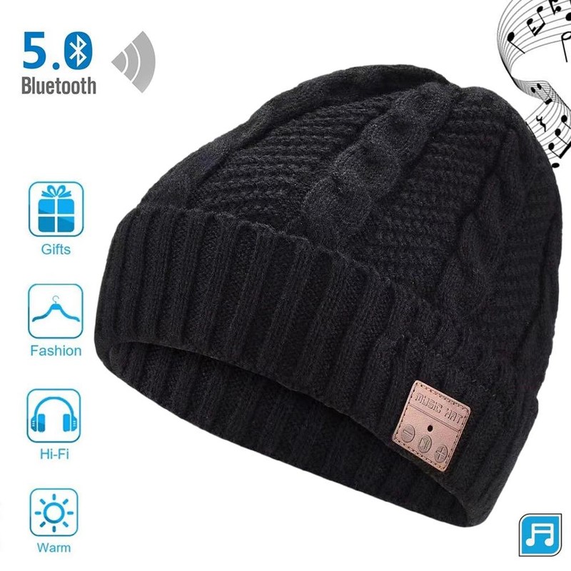 3 in 1 Bluetooth 5.0 Music Beanie Set Winter Hat