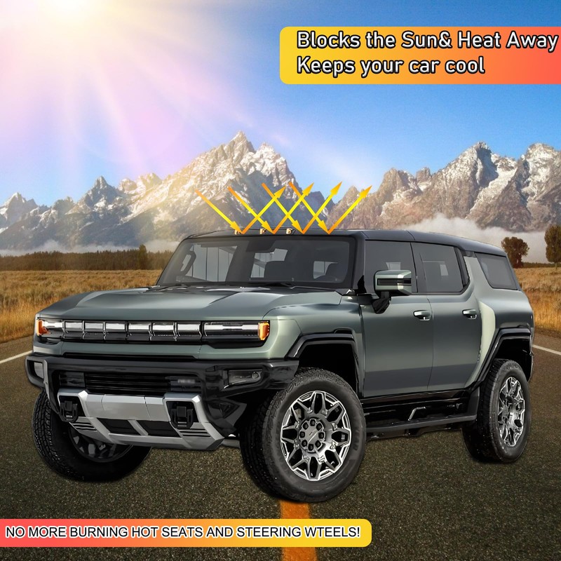 Car Sunroof Sunshade Compatible with Hummer EV 2024 2025 2026