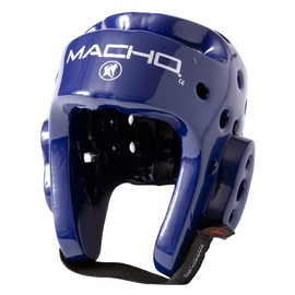 Macho Dyna Headgear for TKD Karate (Blue. X-Large)