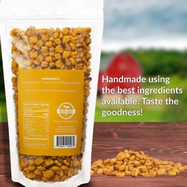 Albina City Nuts Toasted Corn – Tasty Snack with a Gentle Crunch Made from Non-GMO Ingredients Free of Sulfites, Gluten, Artificial Flavors, and Preservatives – 1lb