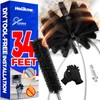Holikme 34 Feet Dryer Vent Cleaner Kit, Flexible Lint Brush