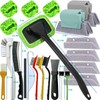 21Pcs Small Cleaning Brush for Car Glass & Gap Crevice