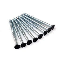 Hinge Outlet Wood Screws, Heavy-Duty Screws for Doors, Cabinets, Furniture & DIY Projects (Black,9 X 3 Inch, 24 Pack)