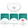 10 PCS Creative Mini Floating Aquarium Plant Holder, Clear Round