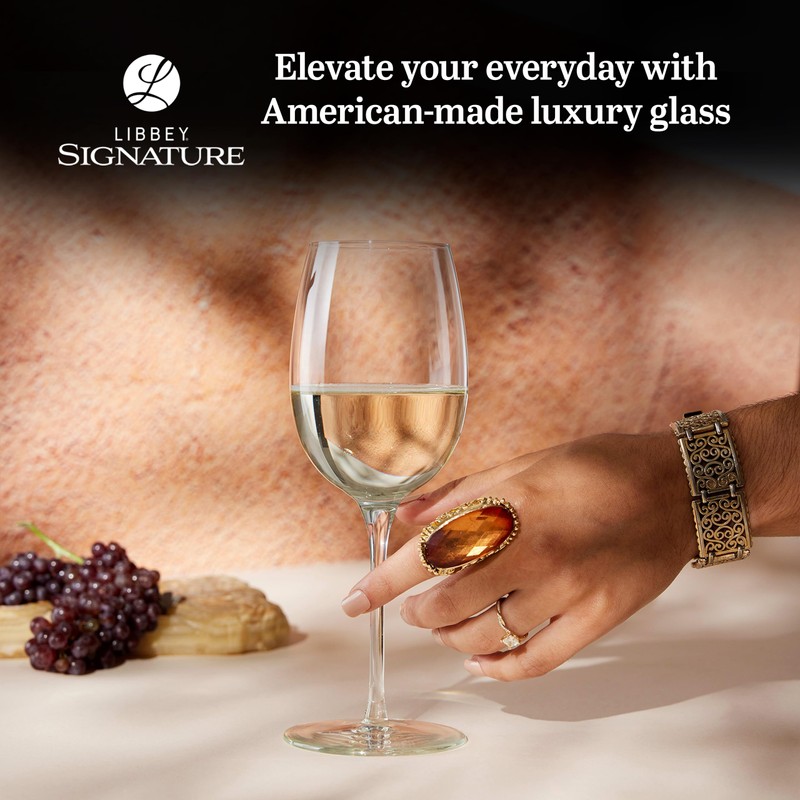 Libbey 4 Piece Signature Kentfield Classic White Wine Set, 13