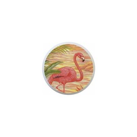 Flamingo #exo100 - Flamingos - DECORATIVE Glossy CERAMIC Cupboard Cabinet PULLS Dresser Drawer KNOBS