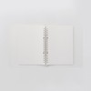 MUJI NAA59A9A Polypropylene Binder with One Hand, Translucent, A5 8-Hole