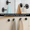 Pack of 2 Suction Cup Hooks, Suction Cup Hooks, Bathroom