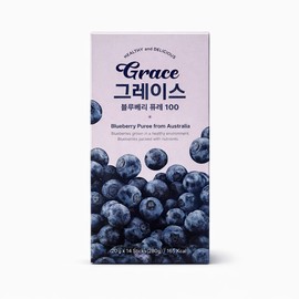 Nutri Mayjun Nutri Grace Blueberry Puree 100 20g 14 packs 1 box / 메이쥰뉴트리 그레이스 블루베리 퓨레 100 20g 14포 1박스