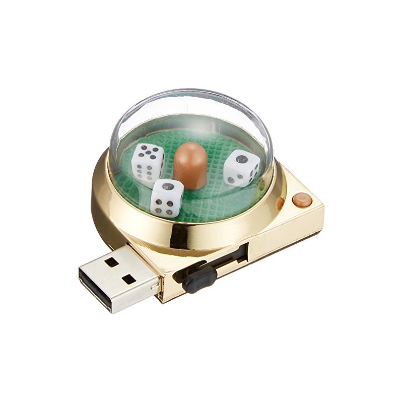 Greenhouse Press Button Shake Dice Casino USB Memory 8GB UFDCSA8G-DC
