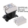 SSR-25AA Solid State Relay AC to AC (Input 80-250V AC