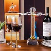 Hanjue Crystal Glass Stemware Rack, Rotates to Hold 6 Wine