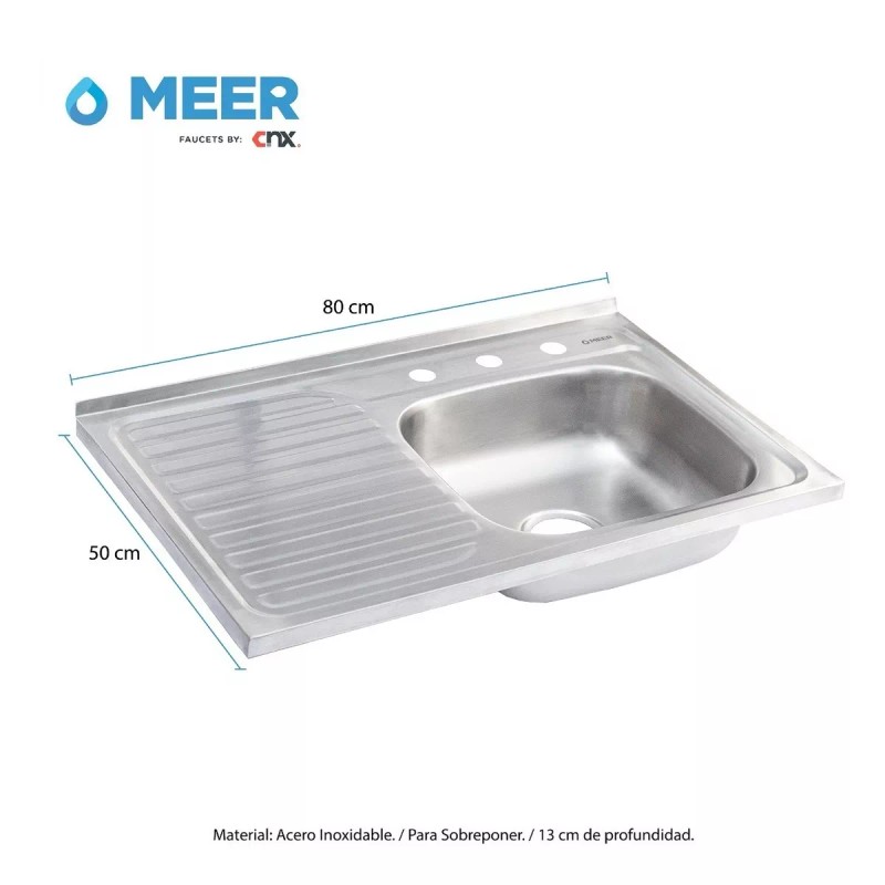Meer Faucets By Cnx Cnx - Kit Completo De Fregadero