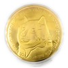 Promotech 24K Gold Plated 45mm Diameter Dogecoin MEMECOIN Coin Collectible